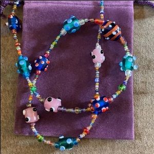 4/$30 Playful Glass Necklace